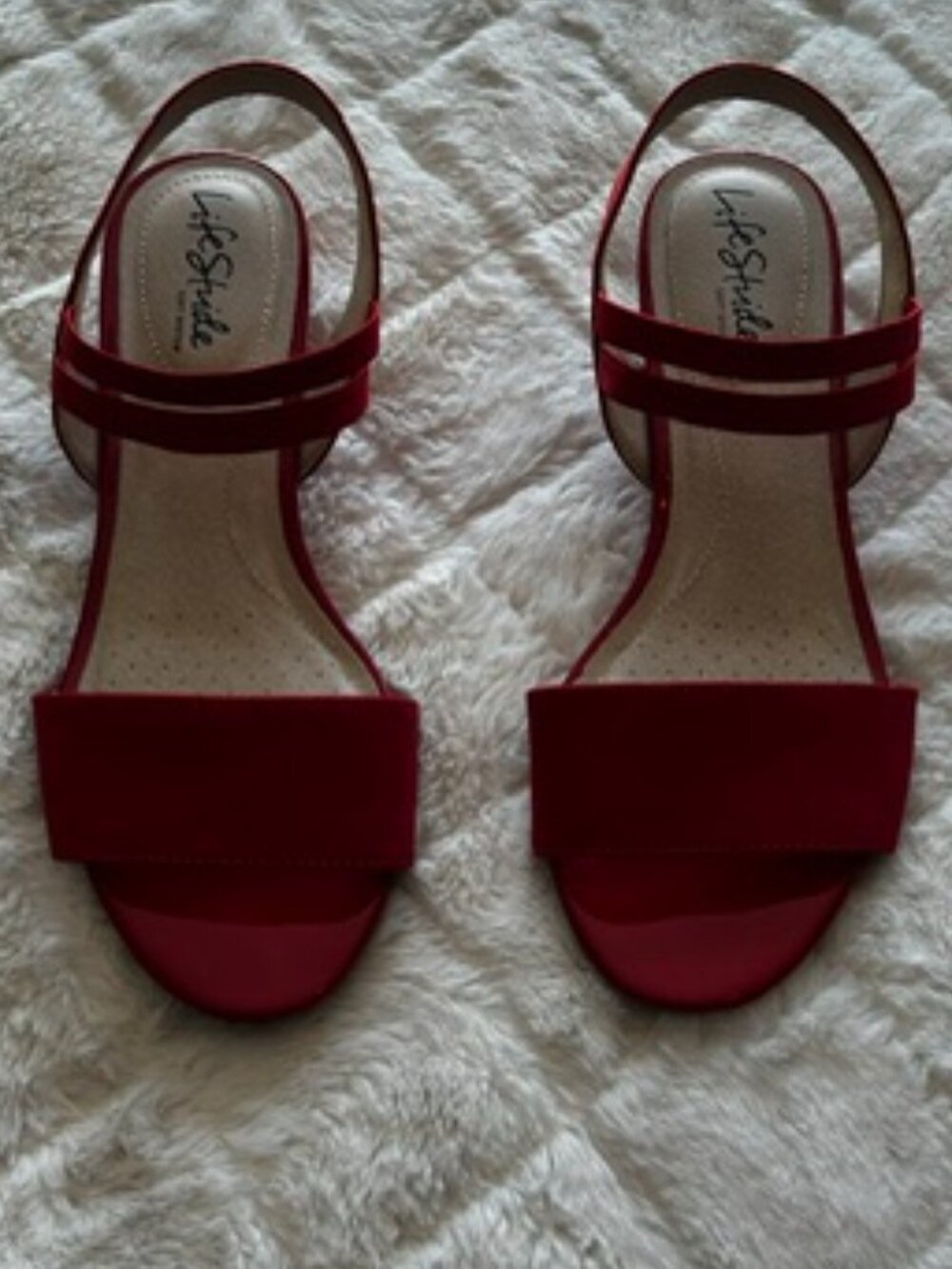Life Stride Yolo Red Sandals - Size 7 1/2
